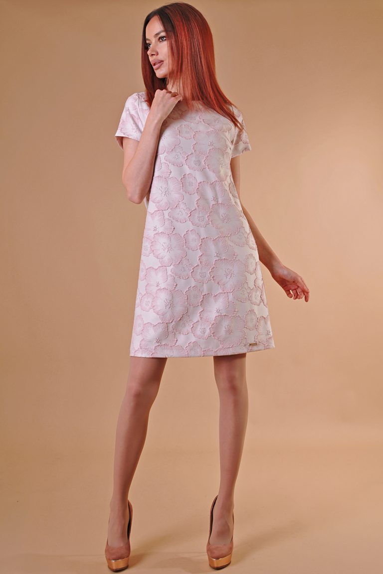 Dress pink flowers