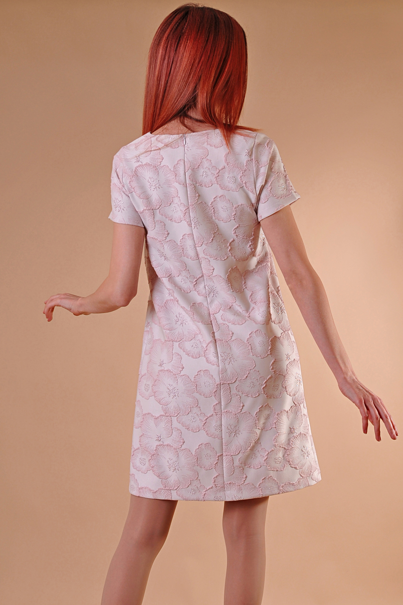 Dress pink flowers